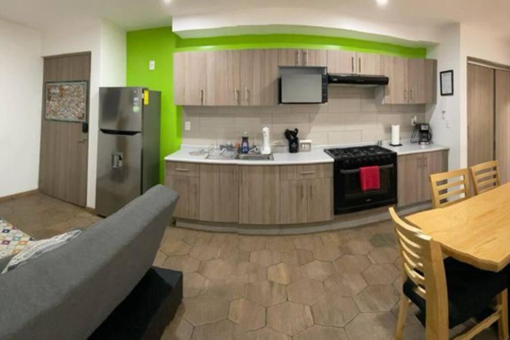 Apartment With Terrace Down Town Kota Meksiko Bagian luar foto