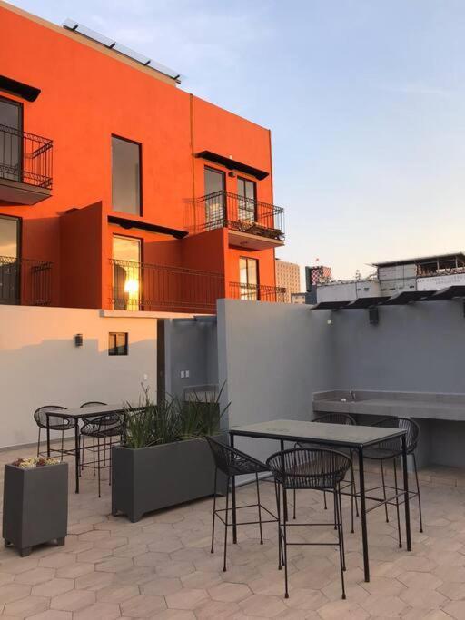 Apartment With Terrace Down Town Kota Meksiko Bagian luar foto