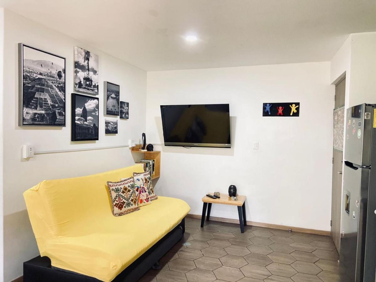 Apartment With Terrace Down Town Kota Meksiko Bagian luar foto